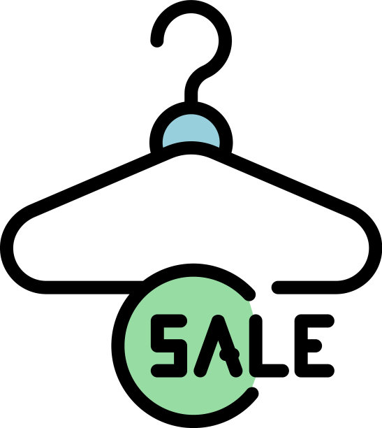 服装销售图标持平图片下载