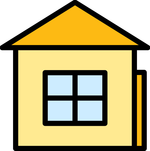 居家隔离图标平图片下载