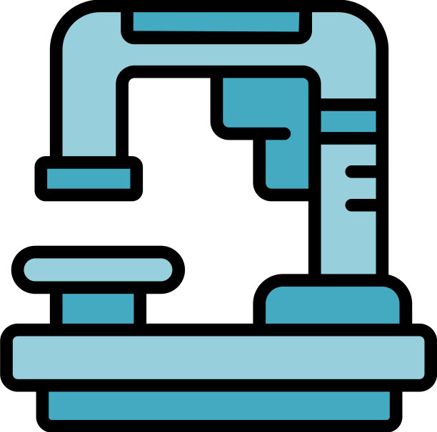 实验室显微镜图标平面图片下载