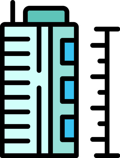 建筑图标扁平图片下载