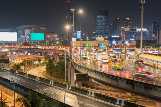 泰国曼谷的城市道路图片下载