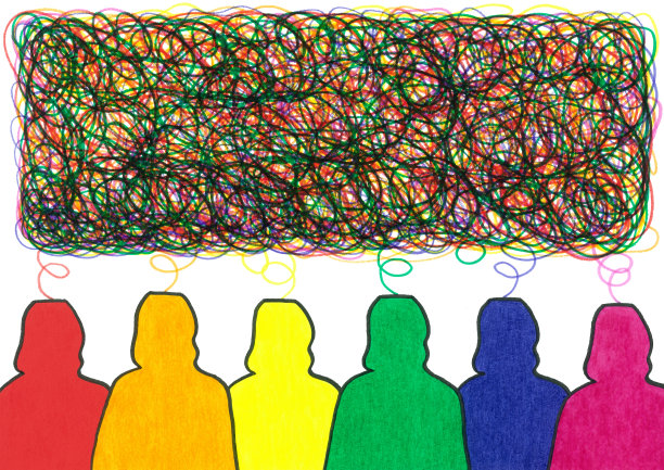 一群困惑的女性图片下载