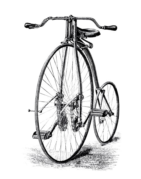 古董自行车-袋鼠图片下载