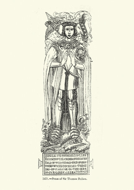 托马斯·博林，16世纪威尔特郡第一伯爵图片下载