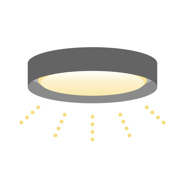 简单的说明-黑色顶灯，半光图片下载