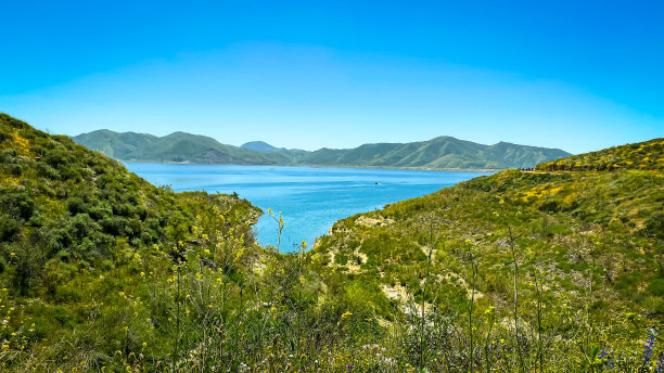 钻石谷湖——加州赫梅特图片下载