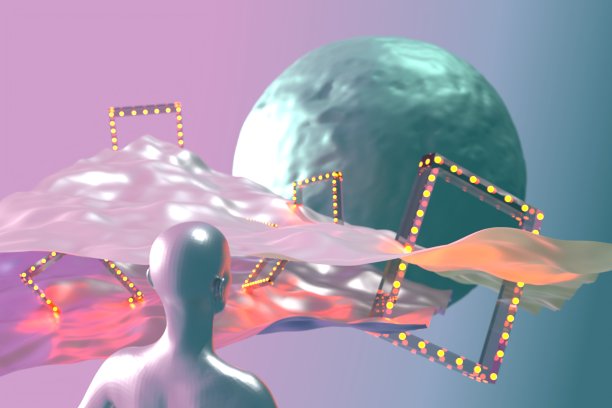 通往超世界的大门。门户。
虚拟空间行星。神奇的入口。图片下载