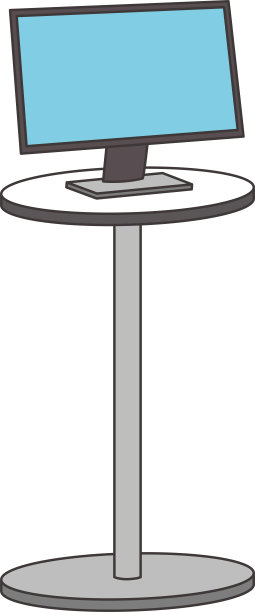 在桌子上显示监视器图片下载