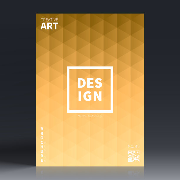 宣传册模板排版，橙色封面设计，商业年报，传单，杂志图片下载