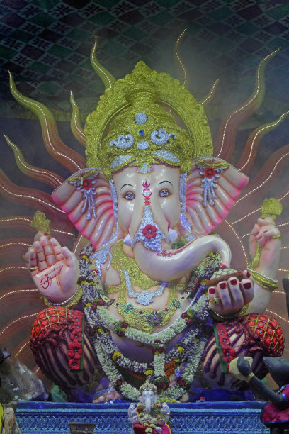 象头神的神像，象头神节，印度图片下载