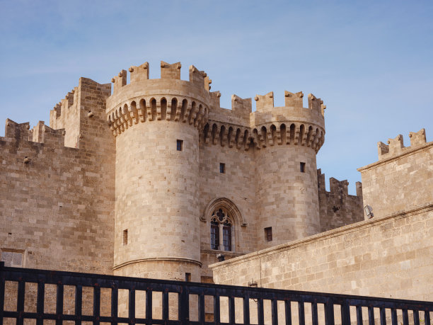 前往希腊，地中海岛屿罗德岛图片下载