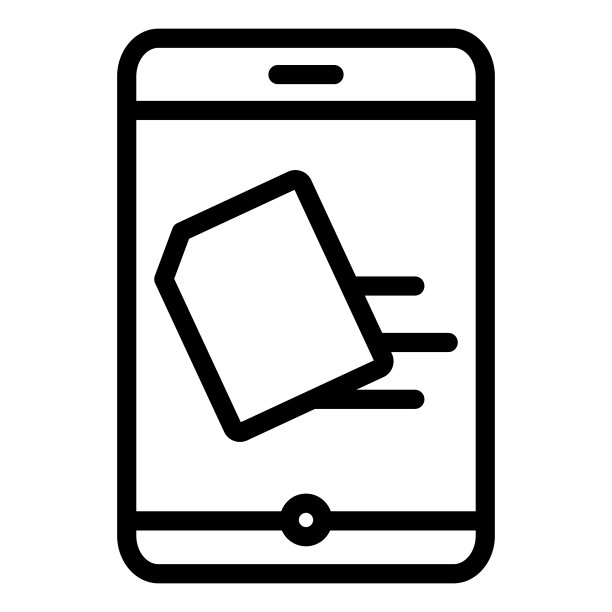 智能手机发送文档线图标。文件传输上的电话矢量插图隔离在白色。发送文件在手机上的轮廓样式设计和应用程序。图片下载