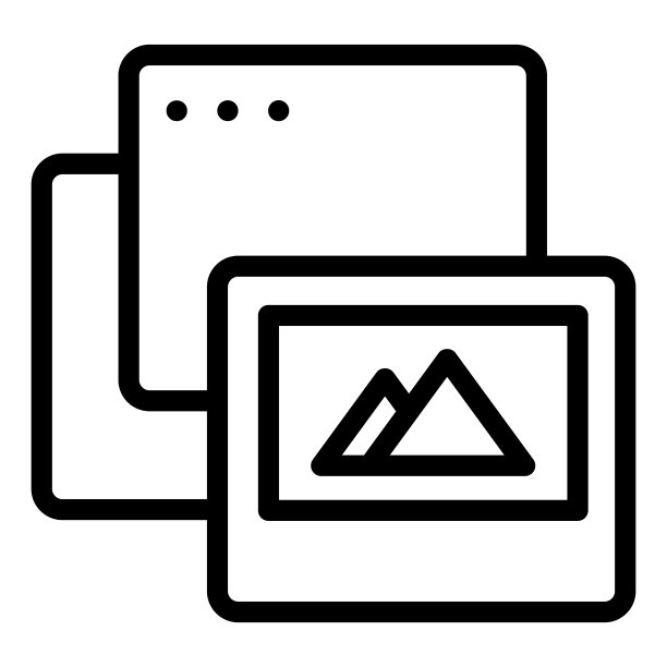 图像线图标。数字图片矢量插图隔离在白色上。照片大纲设计的风格和应用程序。图片下载