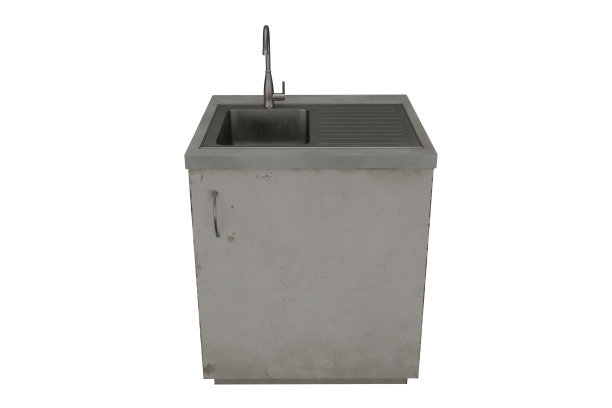 3d渲染厨房水槽与水槽图片下载