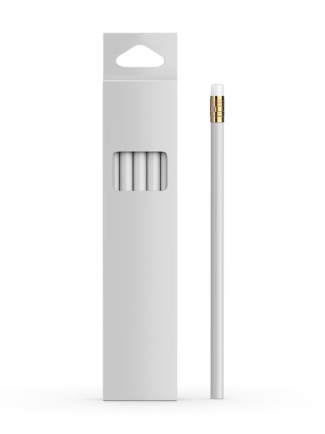 空白铅笔盒模型模板。图片下载