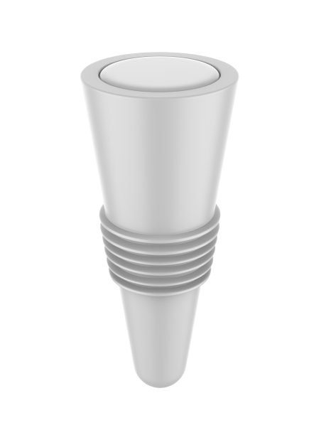 空白平顶葡萄酒瓶塞品牌和模拟。图片下载