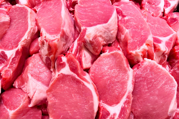 鲜红的生猪肉图片下载