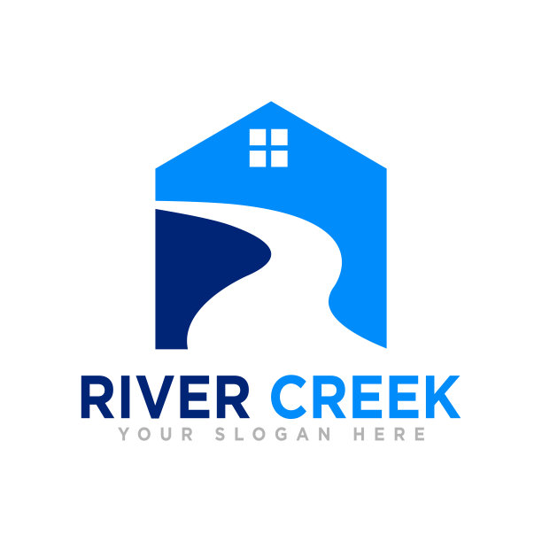 河溪设计插图图片下载