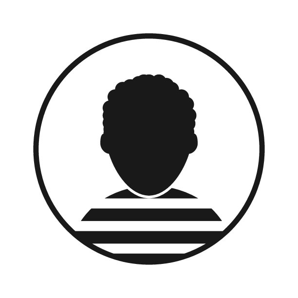 囚犯图标矢量图片下载