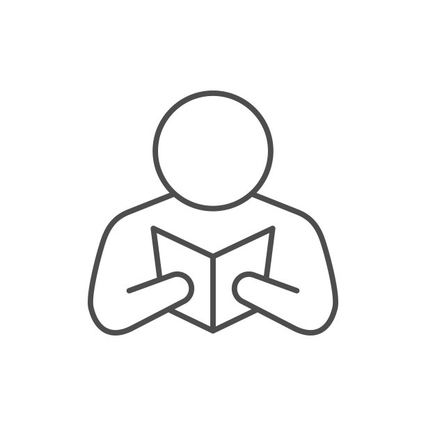 阅读人行提纲图标图片下载