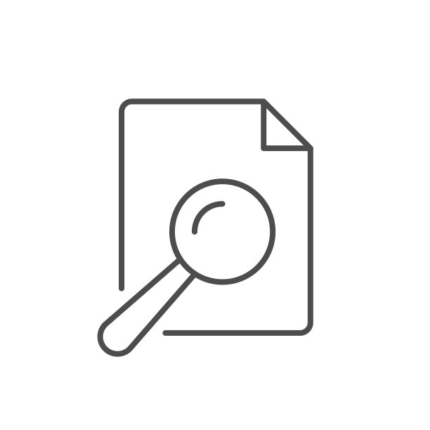 文件检查线轮廓图标图片下载