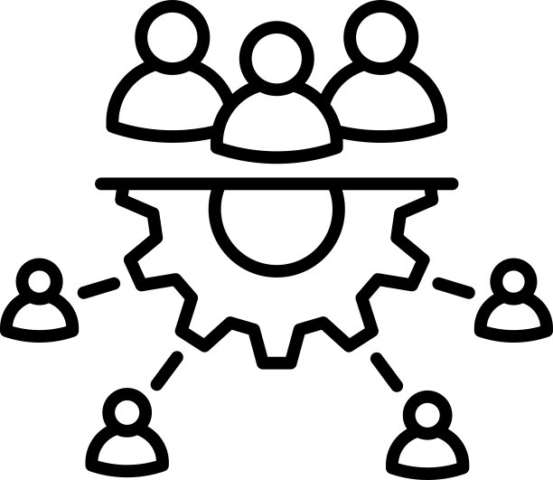 团队管理图标管理矢量经理符号图片下载