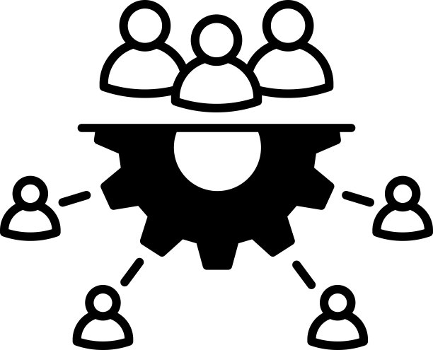 团队管理图标管理向量图片下载