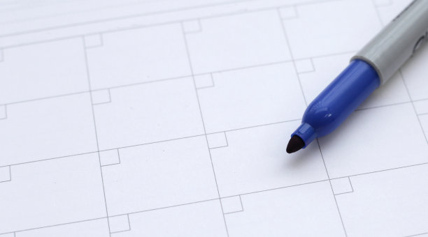 带笔日历。工作计划图片下载