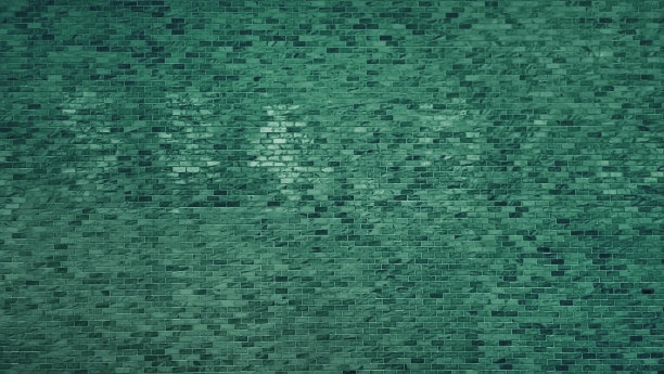 复古的绿色陶瓷大理石砖的墙面背景和图案纹理。在室内设计装修中复制空间。豪华绿色抛光马赛克墙砖。豪华典雅的背景。图片下载