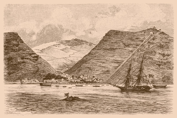 詹姆斯敦，圣赫勒拿岛，英国海外领土图片下载