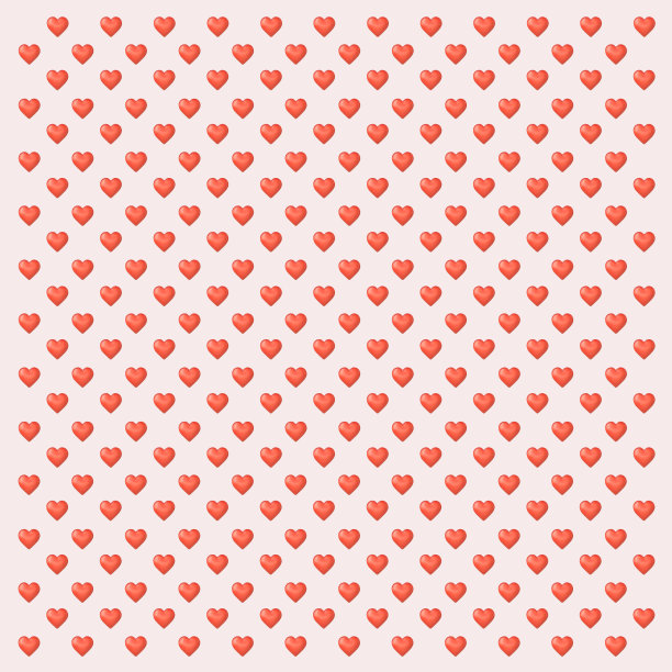 无缝红心背景图片下载