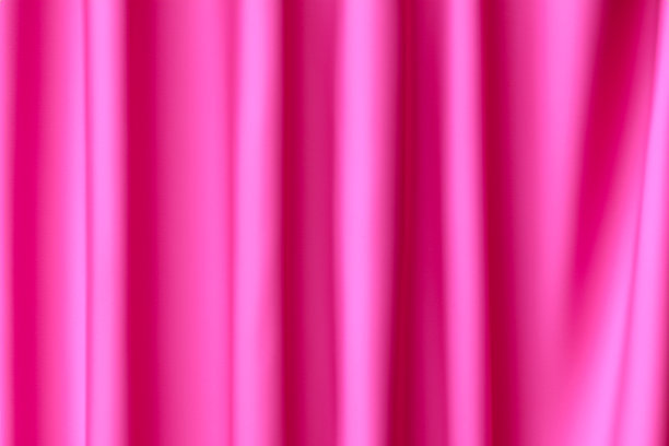 粉红色窗帘纹理背景的特写图片下载