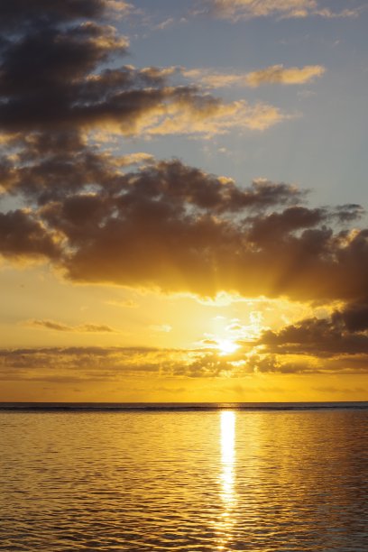 金色的夕阳图片下载