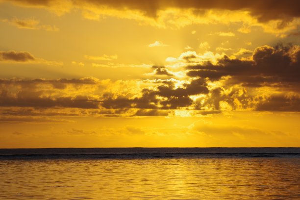 金色的夕阳图片下载