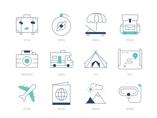 旅行图标设置图片下载