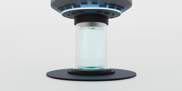 低温胶囊冬眠冷冻胶囊玻璃管冷冻液体冬眠科幻传送科学技术冷冻足类动物3D插图冷冻足类动物实验室设备实验室场景图片下载