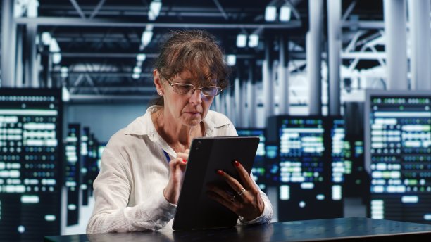 有人工智能服务器的高科技场所图片下载