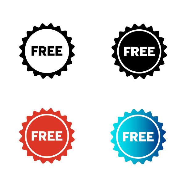 摘要免费标签剪影插图图片下载