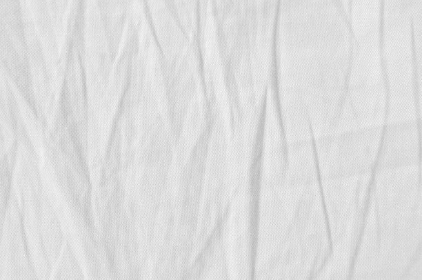 白灰色自然浅色棉麻斜纹棉布裤质感，细致的微距特写，质朴褶皱的复古质感面料样布，对角褶皱斜纹牛仔裤帆布，垂直图案，水平复制空间背景图片下载