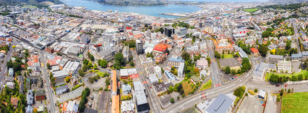 新西兰达尼丁市区没有天空图片下载