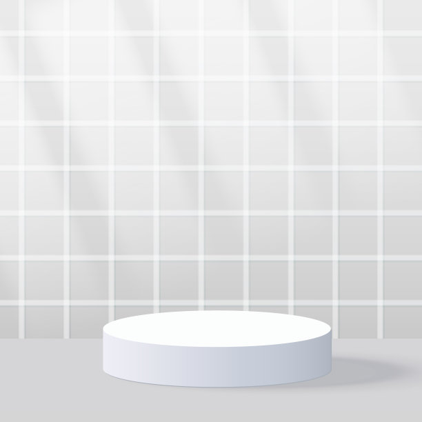 3d背景产品，在浴室里有一个最小的讲台场景图片下载