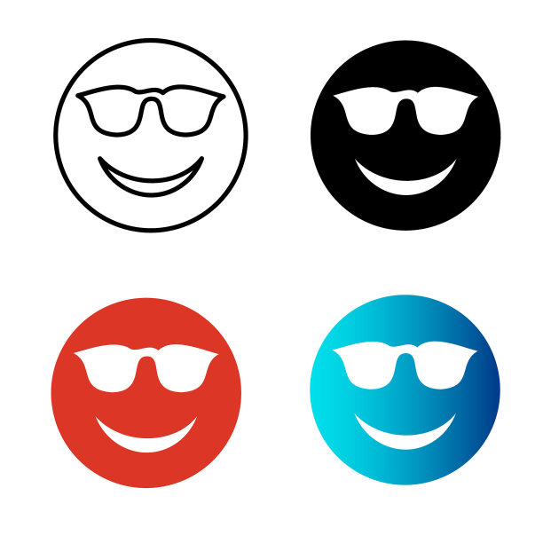 抽象明亮的情感剪影插图图片下载