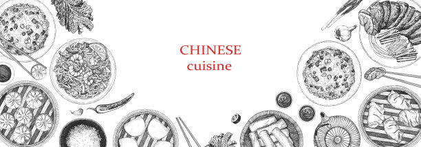 中餐馆菜单。图片下载