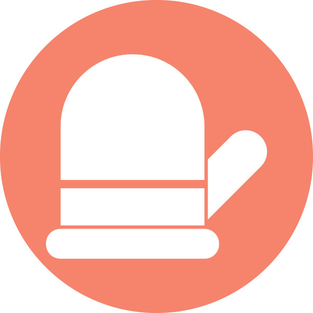 手套隔离矢量图标，可以很容易地修改或编辑图片下载