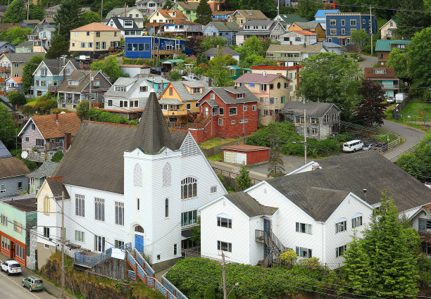 阿拉斯加凯奇坎的家图片下载