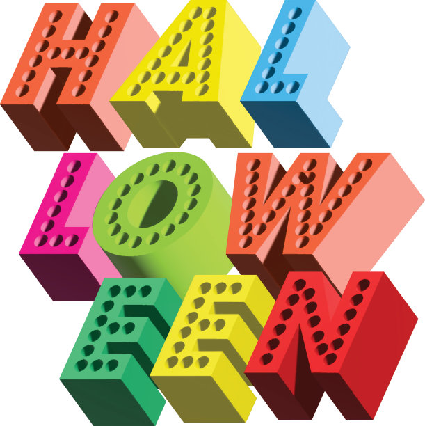 万圣节文本样式图片下载