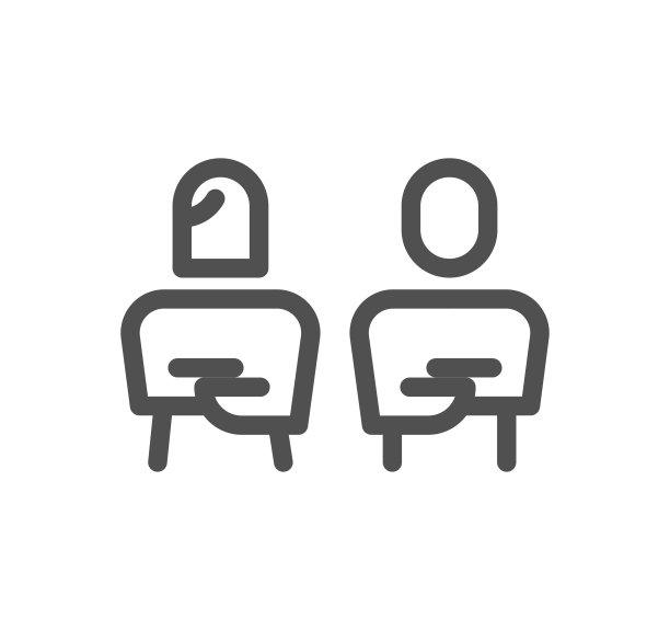 家庭相关图标。图片下载