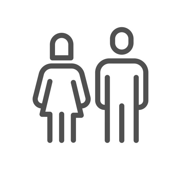 家庭相关图标。图片下载