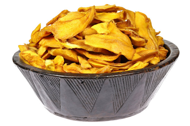 木碗里的有机芒果干图片下载