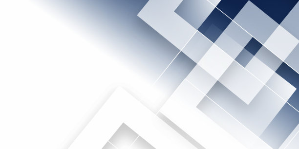 抽象的白色几何形状在蓝色背景布局设计模板图片下载
